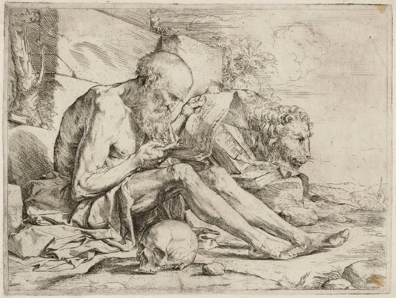 Saint Jérôme lisant - Jusepe de Ribera