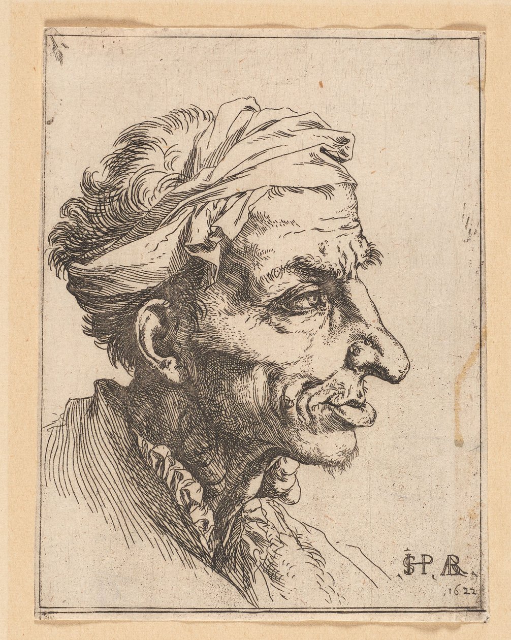 Petite tête grotesque - Jusepe de Ribera