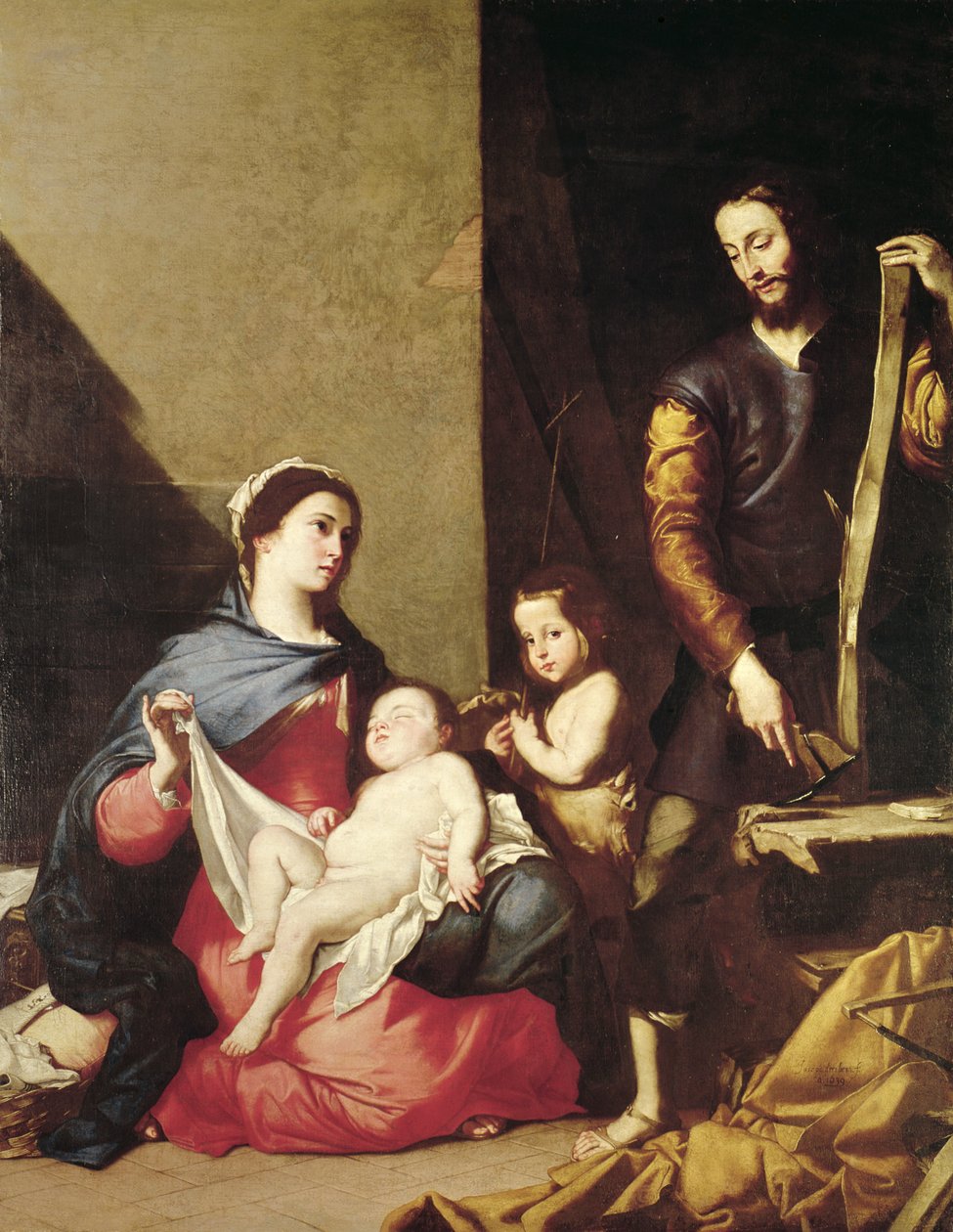 La Sainte Famille, 1639 - Jusepe de Ribera
