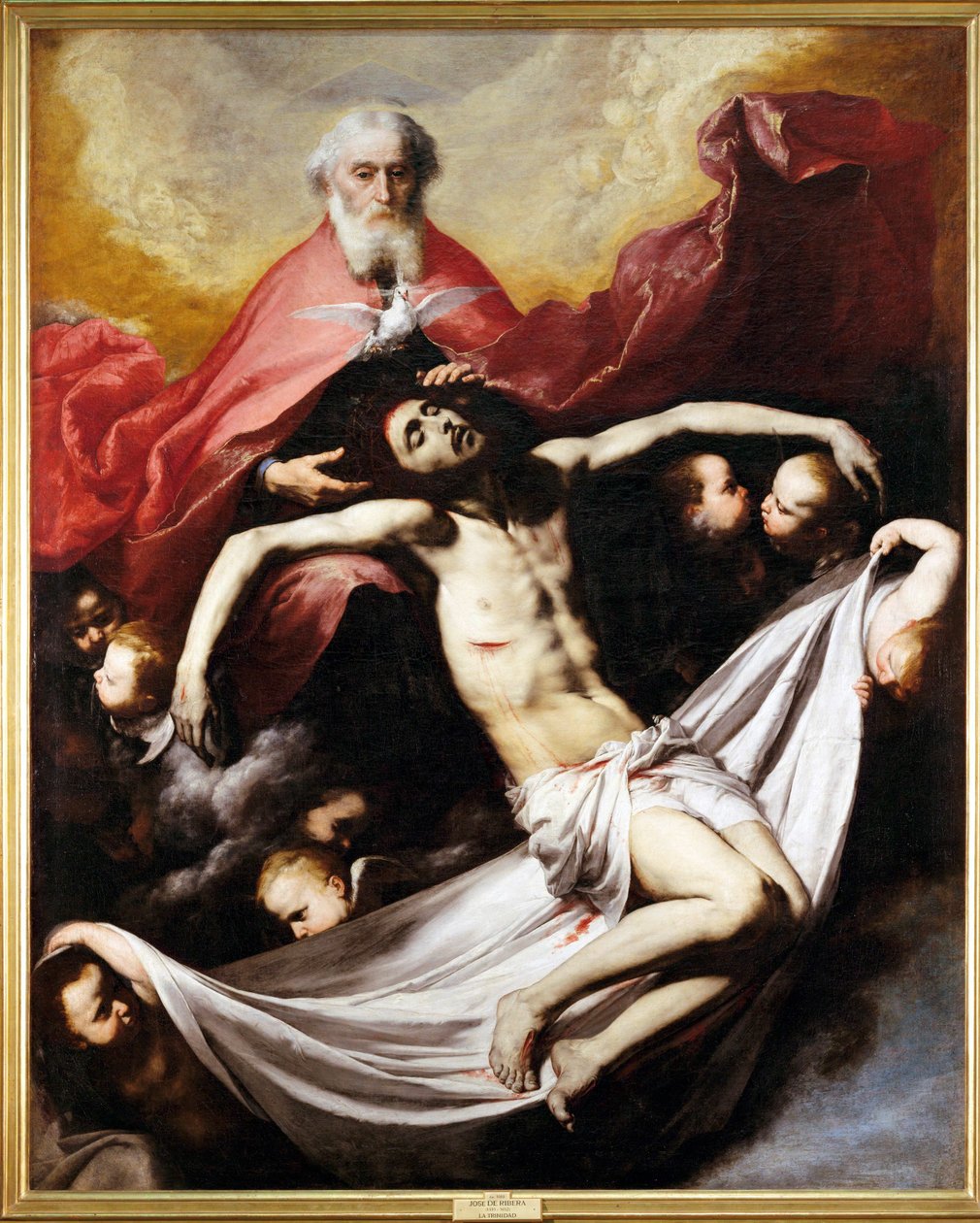 La Trinité (peinture sur toile) - Jusepe de Ribera