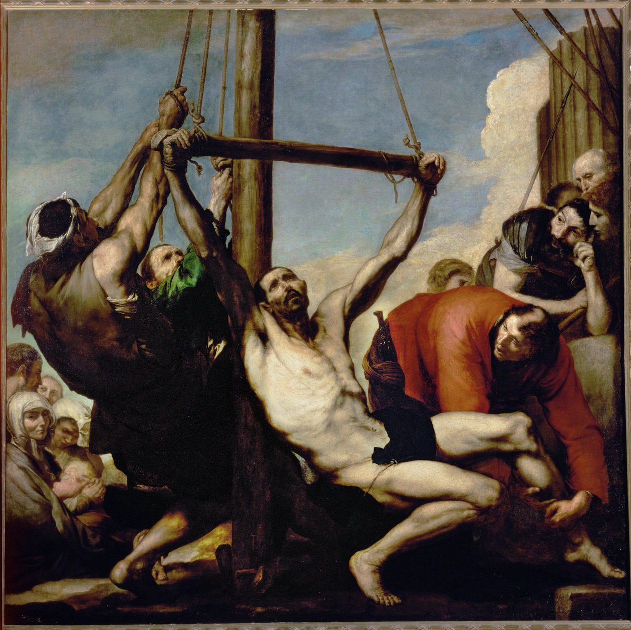 Le martyre de saint Philippe (peinture sur toile) - Jusepe de Ribera