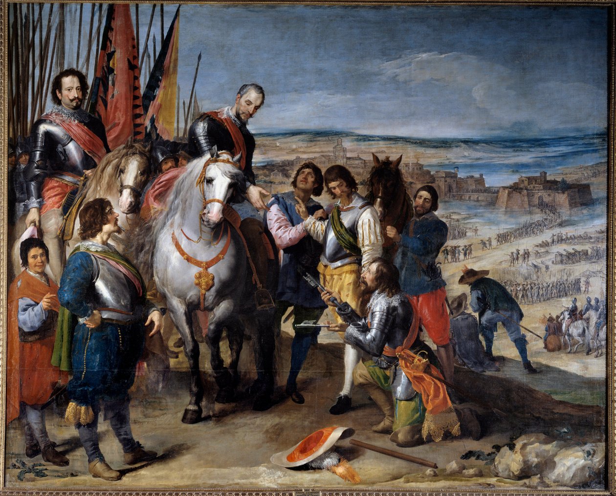 Guerre de Trente Ans : Le gouverneur néerlandais remet les clés au marquis de Balbases - Jusepe or Jose (c.1605 1656) Leonardo