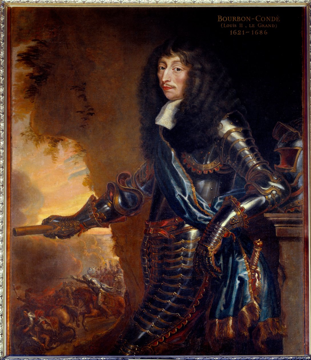 Portrait en pied du Grand Condé, Louis II Prince de Bourbon - Justus van Egmont