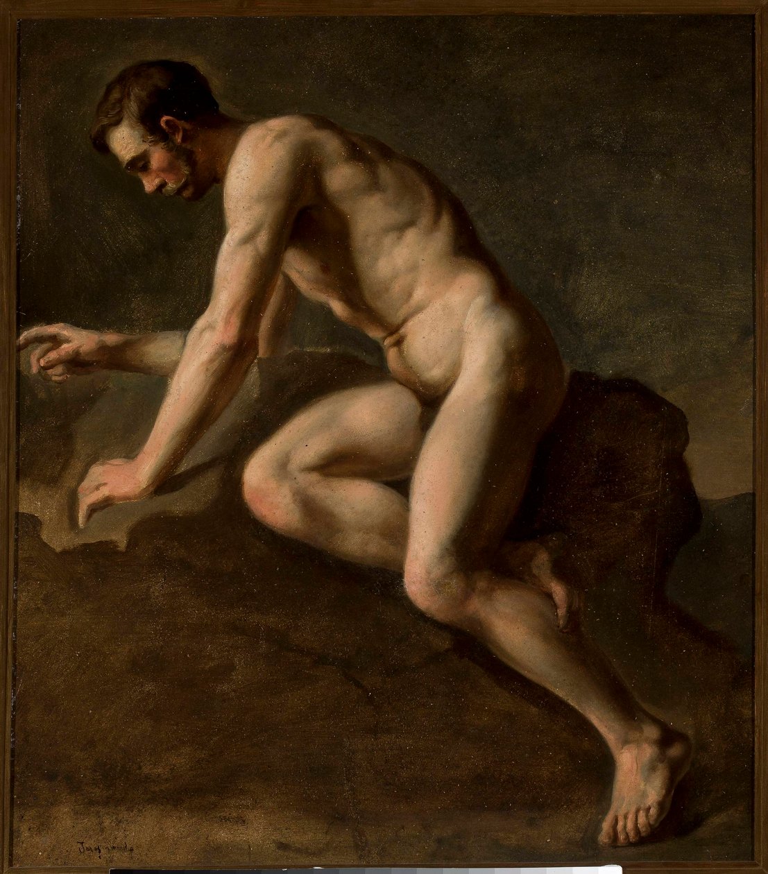Étude sur la nudité masculine - Józef Simmler