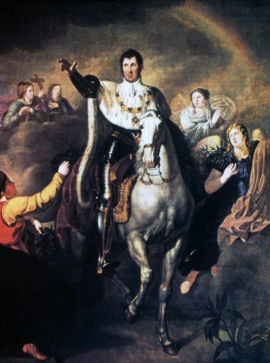 Le retour de Frédéric-Guillaume III en tant que vainqueur des guerres de libération - K.F.J.H. Schumann
