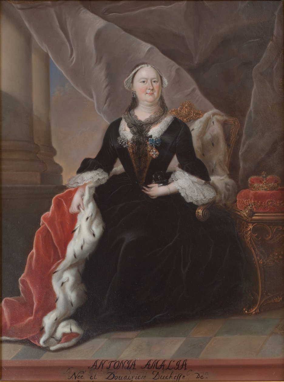 Antonia Amalia. Duchesse de Brunswick et Lunebourg. Née le 22 avril 1696 - KMS Stroe 16 H Ubekendt