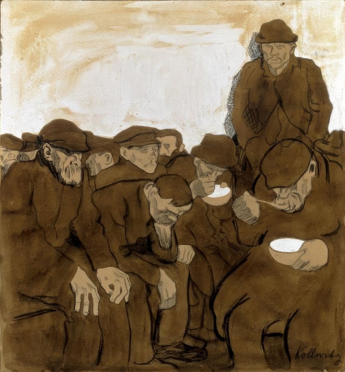 Dans les salles de chaleur - Käthe Kollwitz