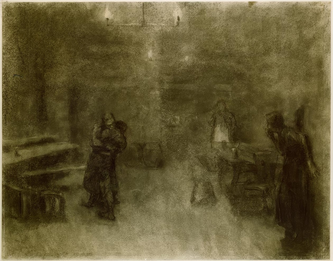 Käthe Kollwitz, scène de Germinal - Käthe Kollwitz