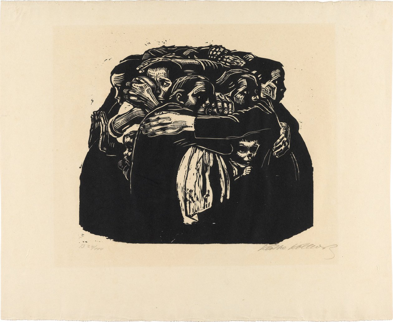 Guerre, feuille 6 : Les mères - Käthe Kollwitz