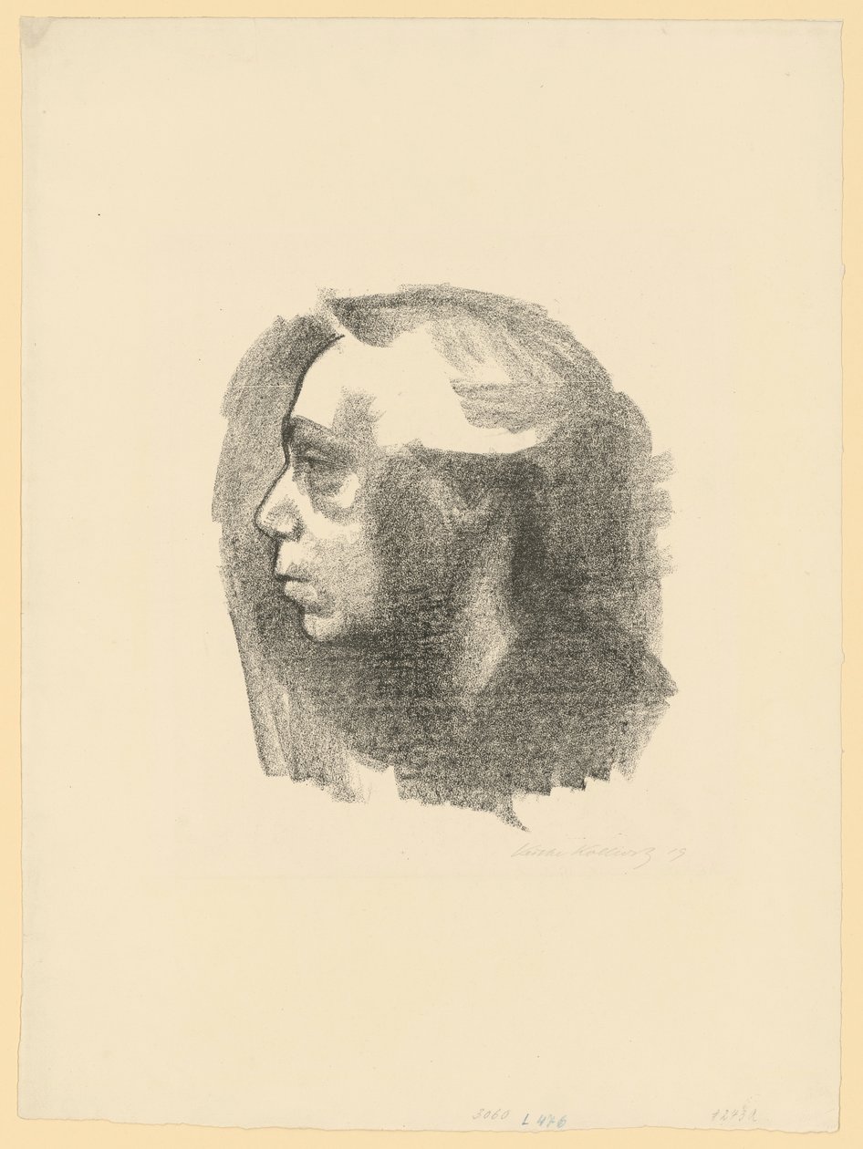 Autoportrait (1er état) - Käthe Kollwitz