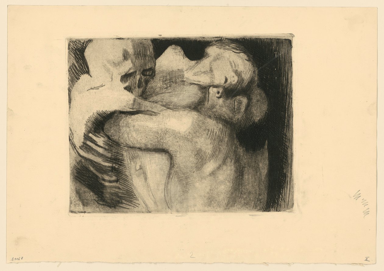 La Mort et la Femme se disputant l