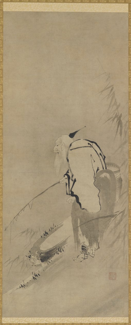 Chiang Tzu-ya pêchant - Kaiho Yusho