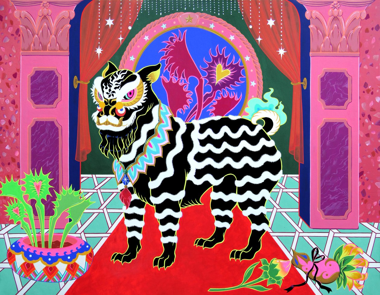 Lion Noir Ruban Noir, 2021 - Kam Tsz