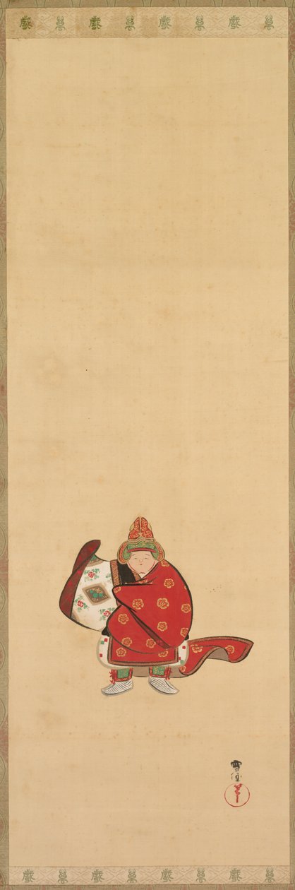 Danseur de Bugaku, fin 19e-20e siècle - Kamisaka Sekka