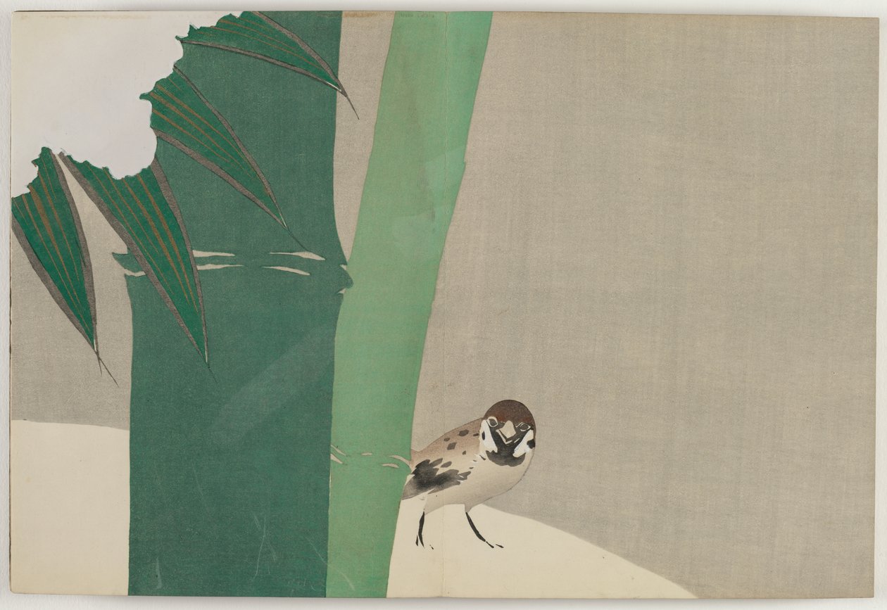 Fleurs de Cent Mondes (Momoyogusa) : Bambou sous la Neige - Kamisaka Sekka