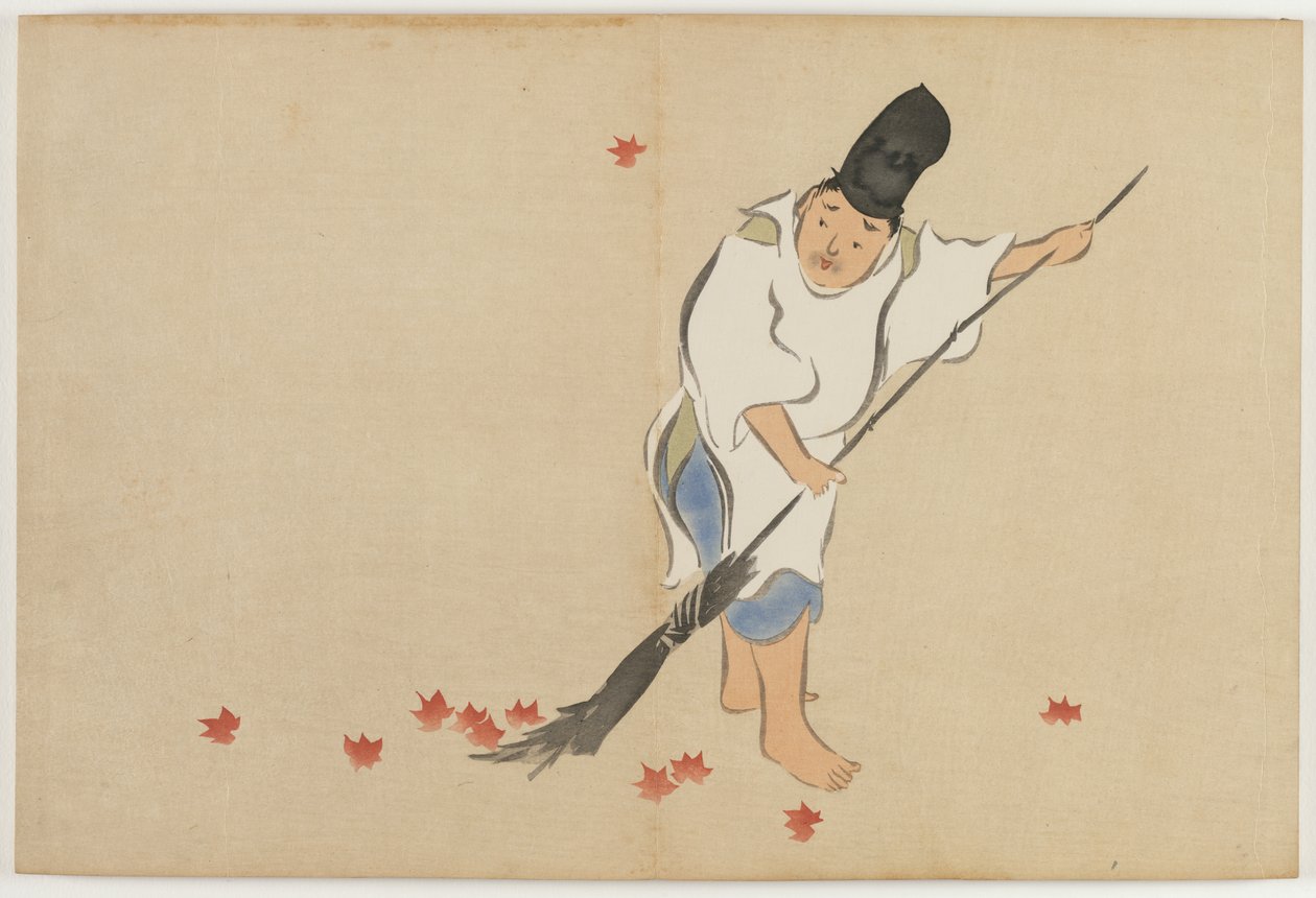 Fleurs de cent mondes (Momoyogusa) : Garde de cour (Eishi) - Kamisaka Sekka