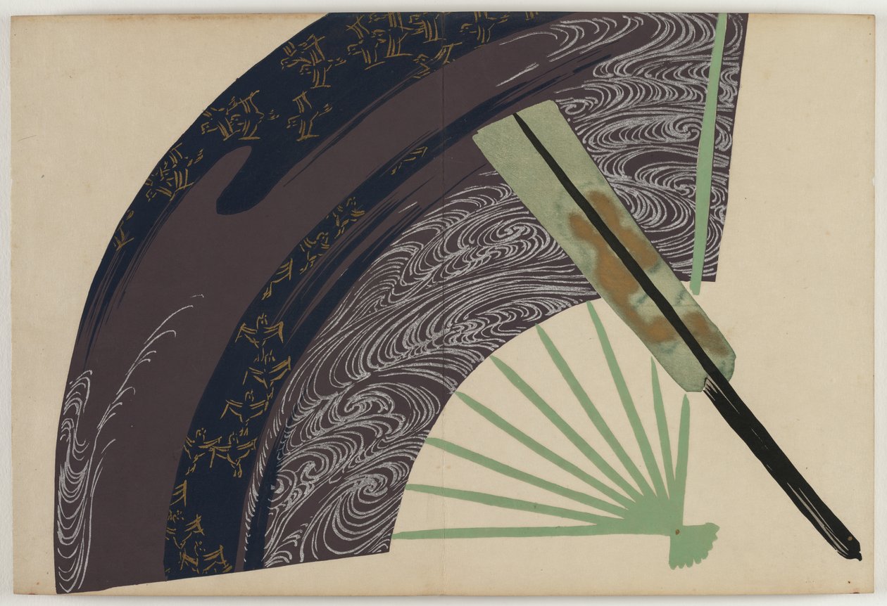 Fleurs de Cent Mondes (Momoyogusa) : Éventails Pliants - Kamisaka Sekka