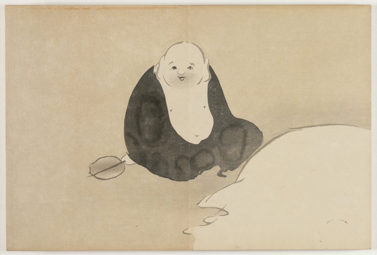Fleurs de Cent Mondes (Momoyogusa) : Hotei - Kamisaka Sekka