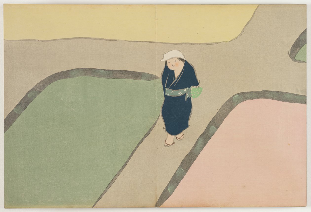 Fleurs de cent mondes : Champ de printemps - Kamisaka Sekka