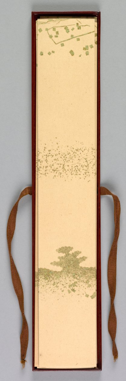 Boîte de cartes de poèmes, 1868-1912 - Kamisaka Sekka