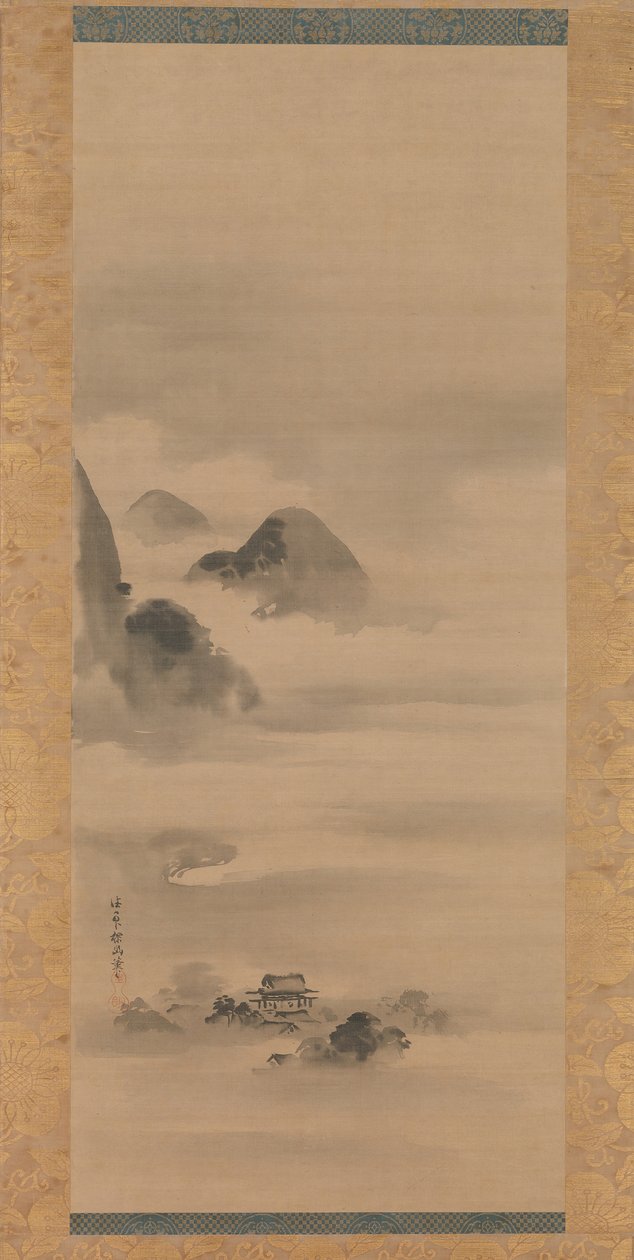 Paysage au clair de lune, après 1662 - Kanō Tan’yū