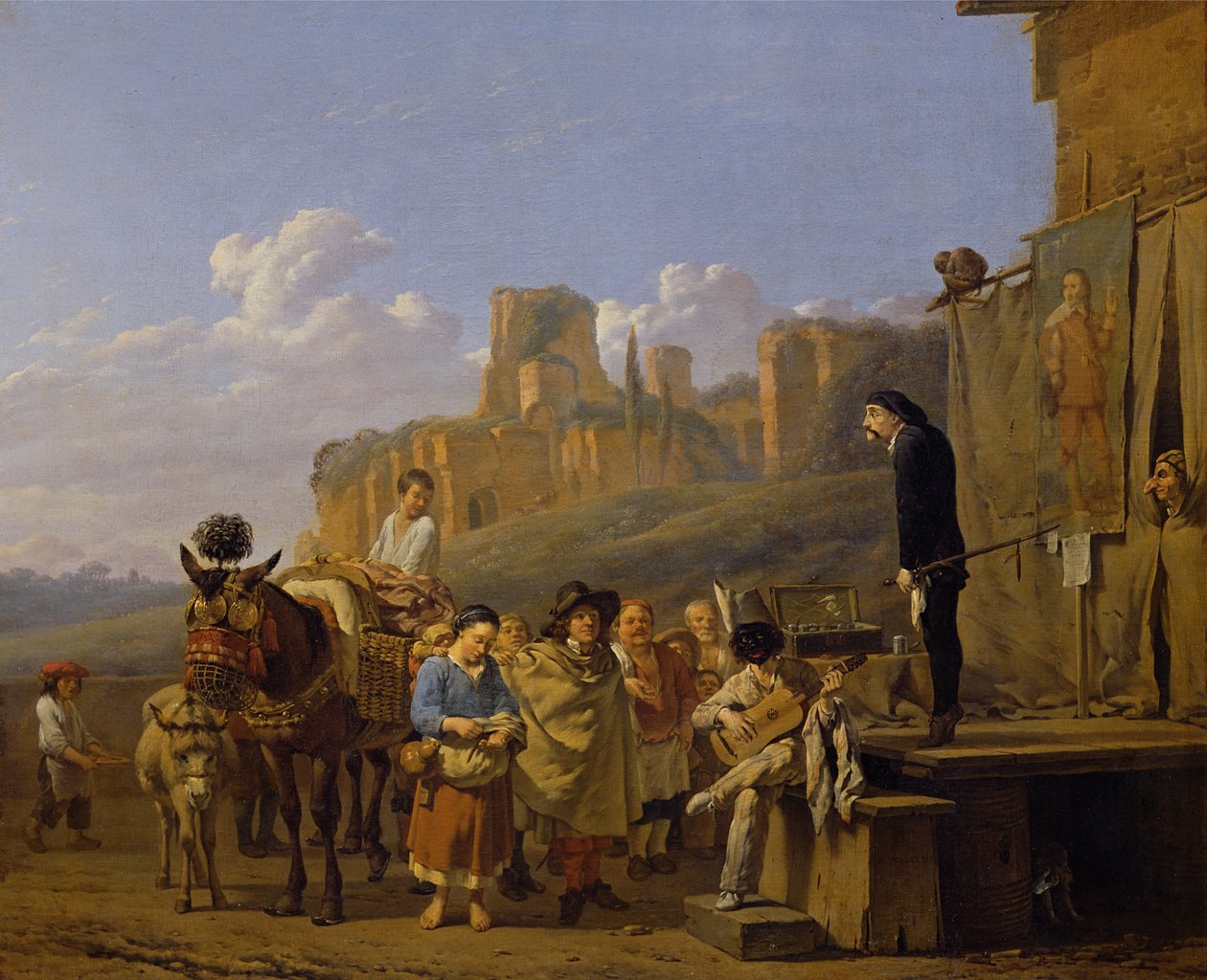 Les Charlatans italiens, 1657 - Karel Dujardin