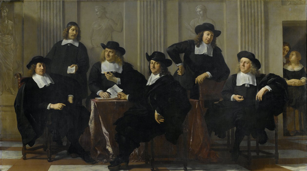 Les Régents du Spinhuis et Nieuwe Werkhuis, Amsterdam, 1669 - Karel Dujardin