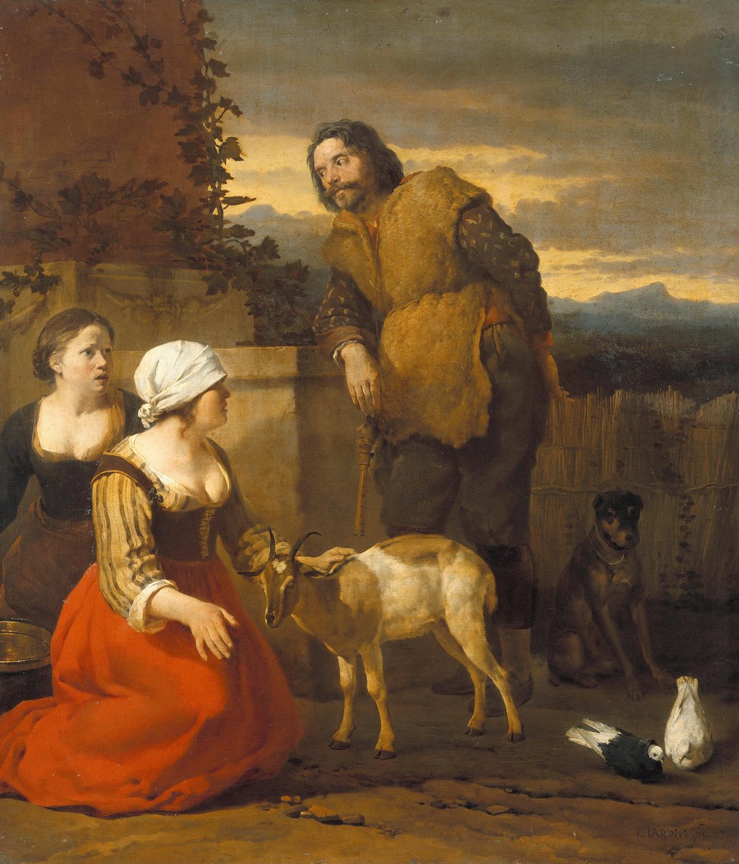 La chèvre malade - Karel Dujardin