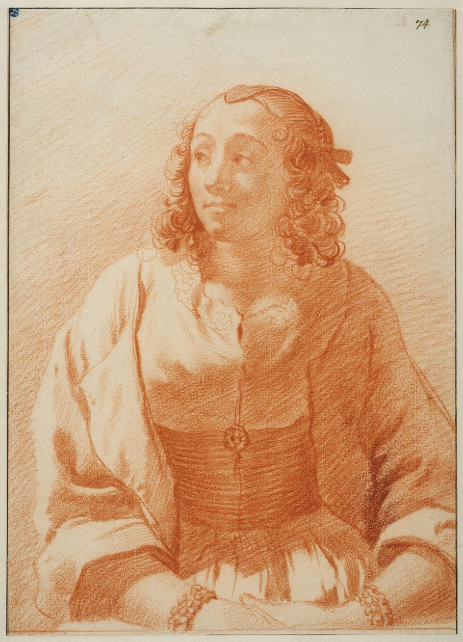 Porträt einer jungen Frau - Karel Dujardin