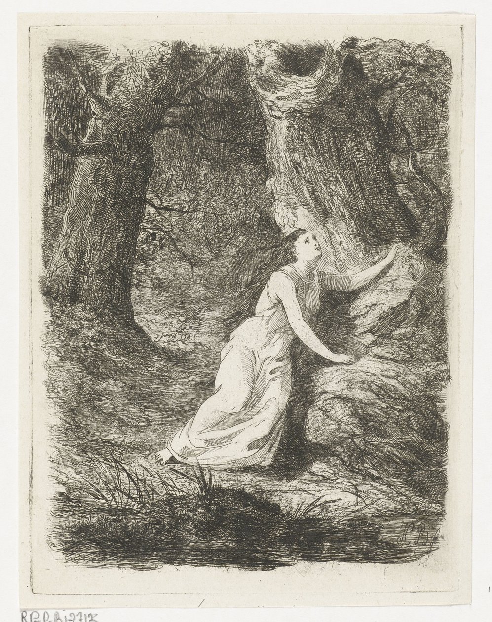 Olwene erre dans la forêt - Karel Frederik Bombled
