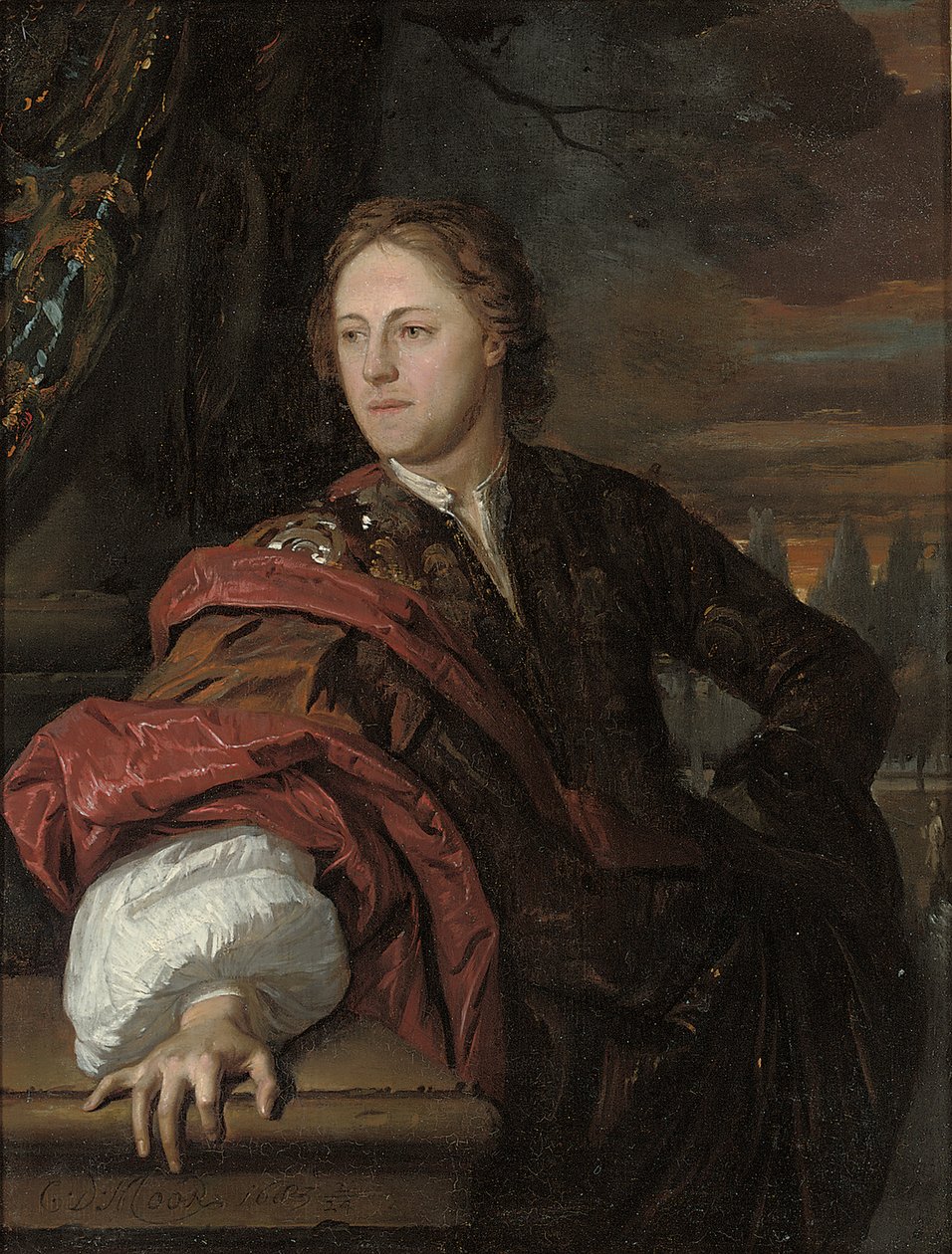 Portrait d'un homme | Karel de Moor | Estampe d'art