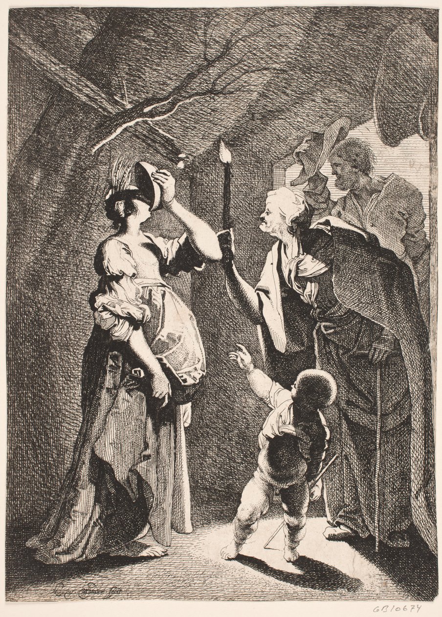 Cérès raillée par Stellio - Karel van III Mander