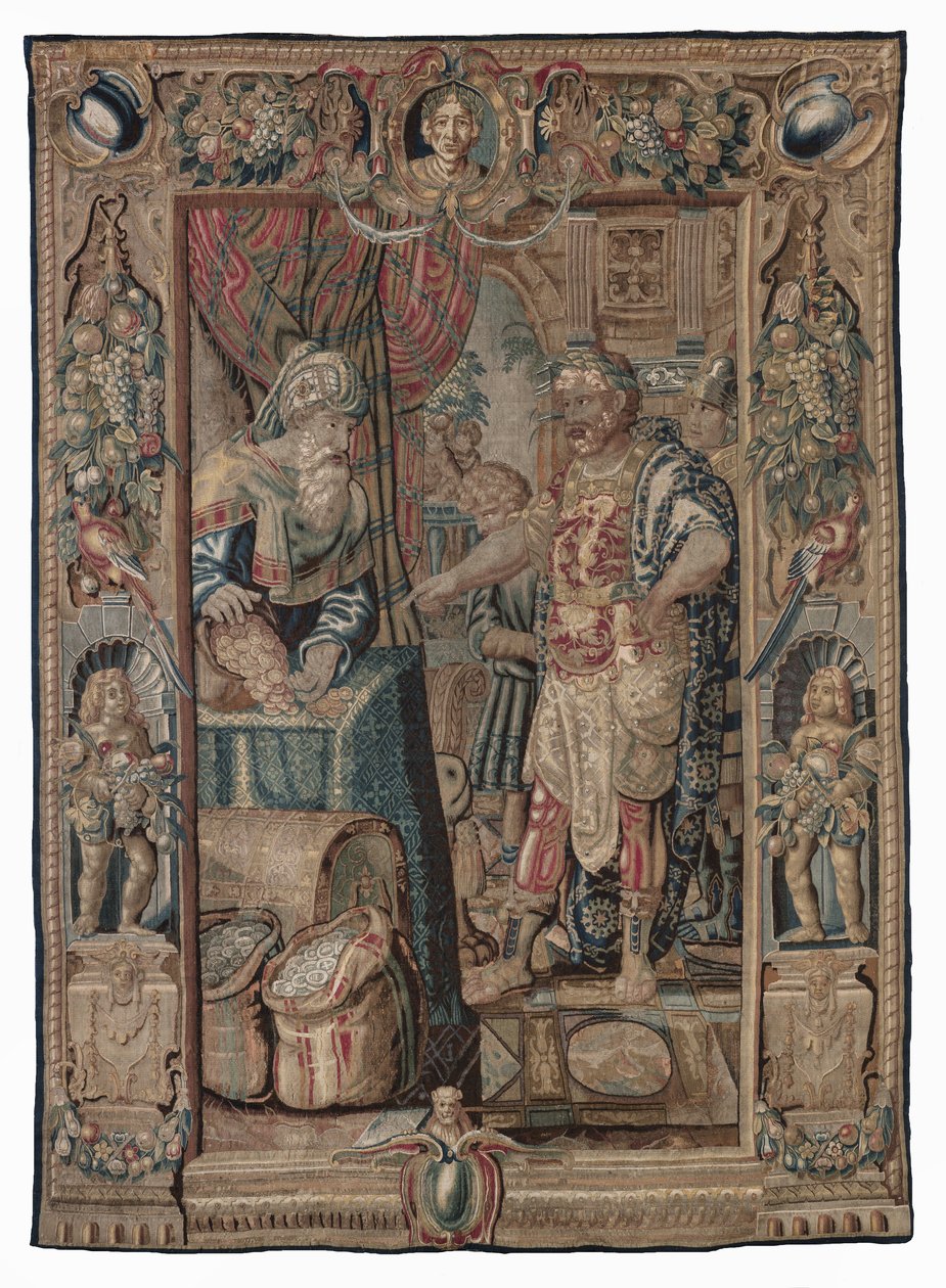 Antoine et Cléopâtre (Antoine conquiert Péluse) - Karel van II Mander