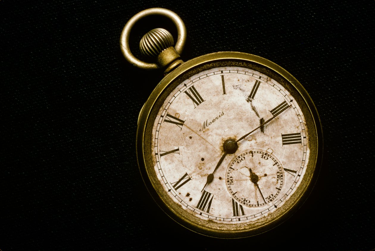 Montre arrêtée par l