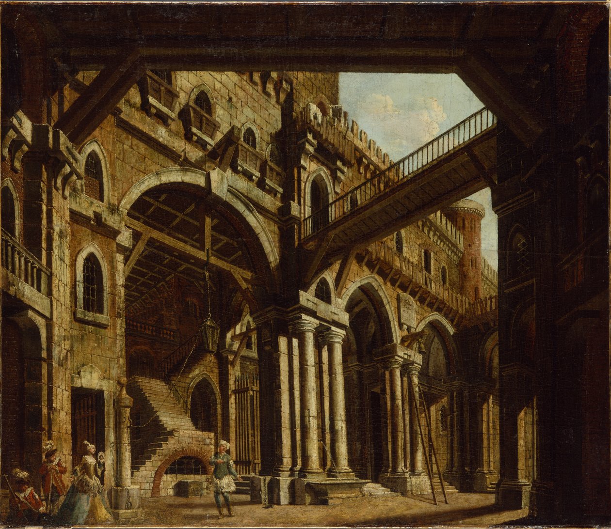 Décor de scène pour l