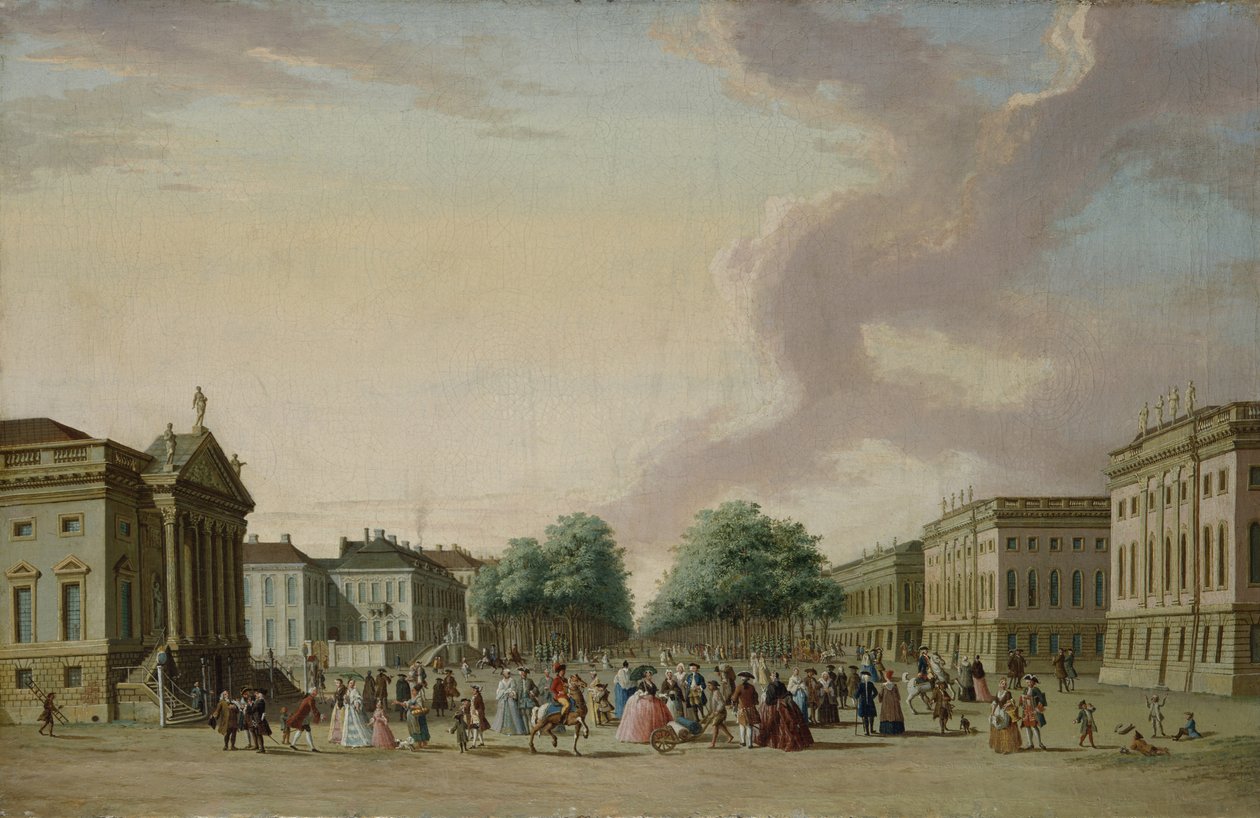 Unter den Linden, Berlin, 1770 - Karl Friedrich Fechhelm