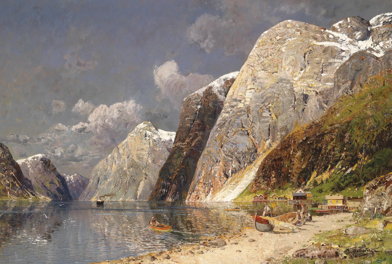 Grande paysage de fjord - Karl Kaufmann