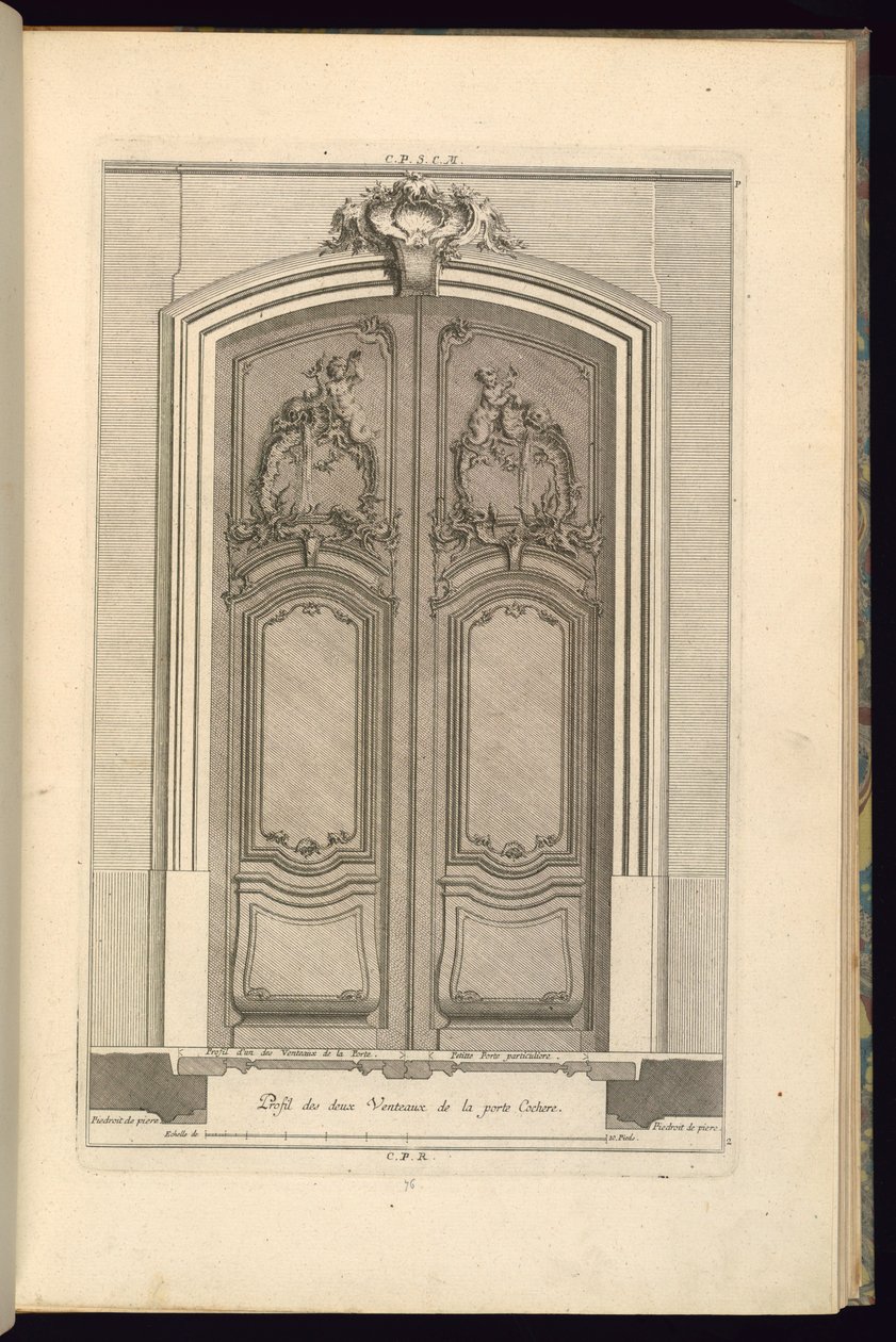Élévation et plan d