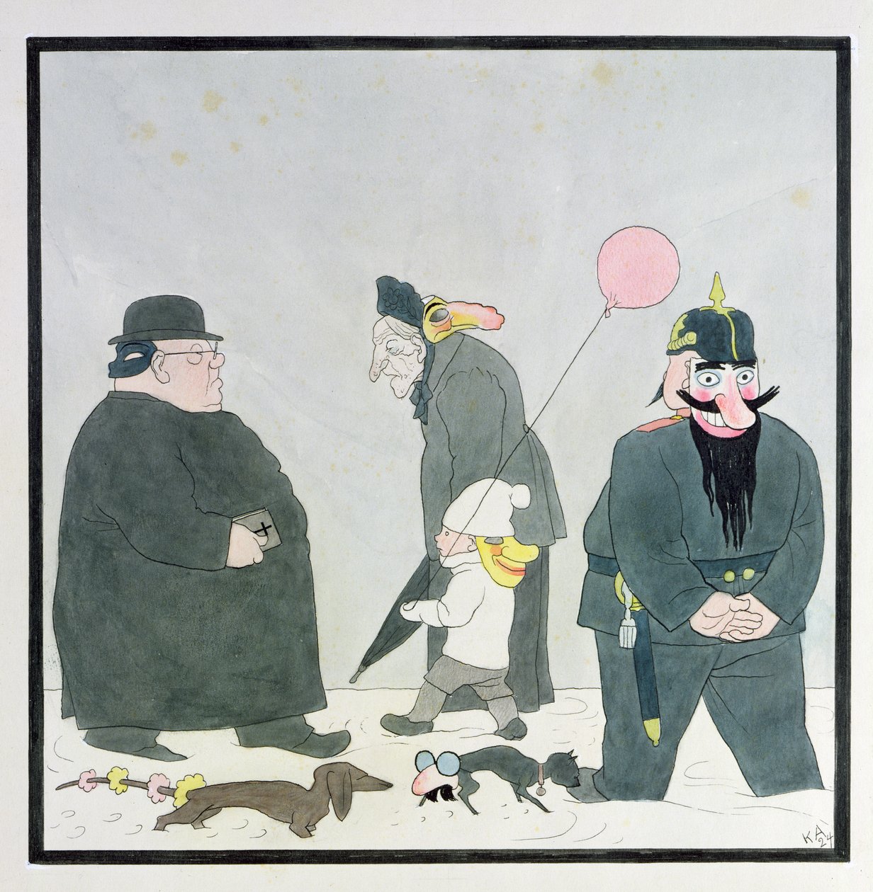 Carnaval bavarois - Karl Arnold