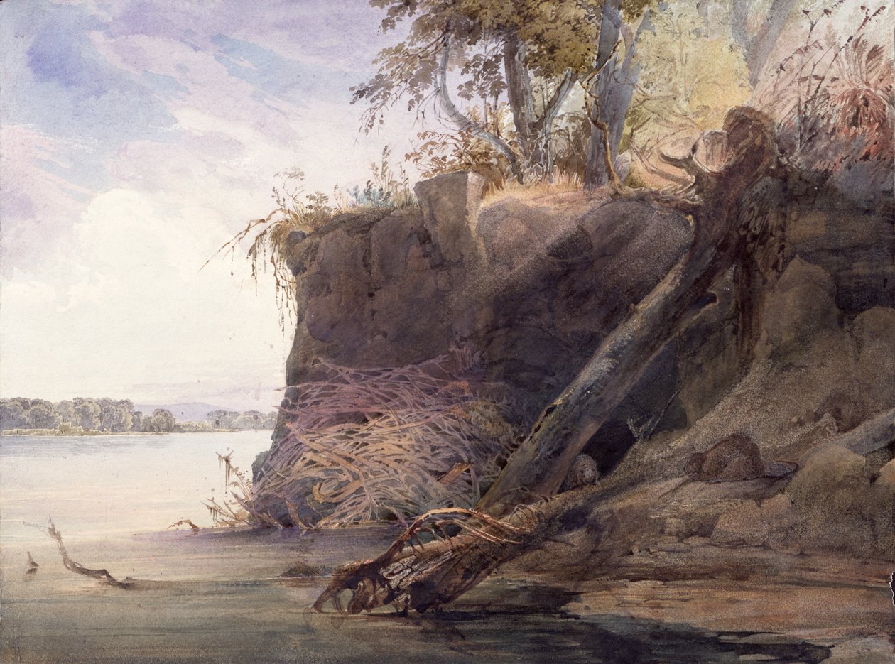 Beaver Lodge sur le Missouri - Karl Bodmer