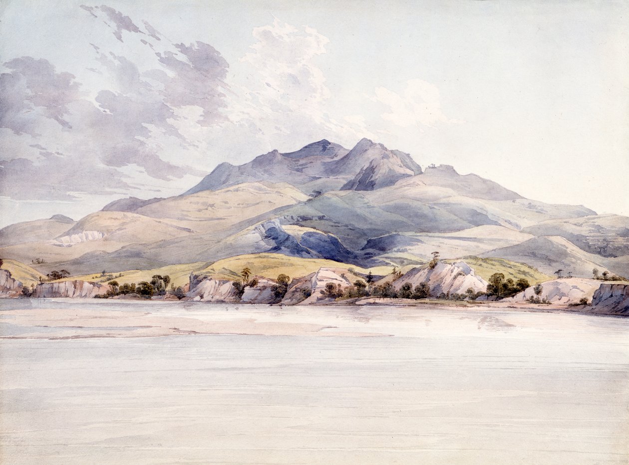 Collines de Bijoux sur le Missouri - Karl Bodmer