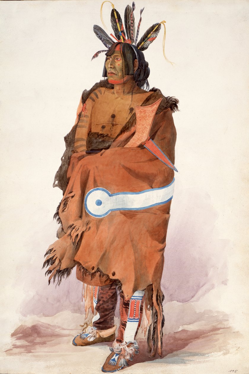 Pachtüwa-Chtä, Arikara Ma - Karl Bodmer