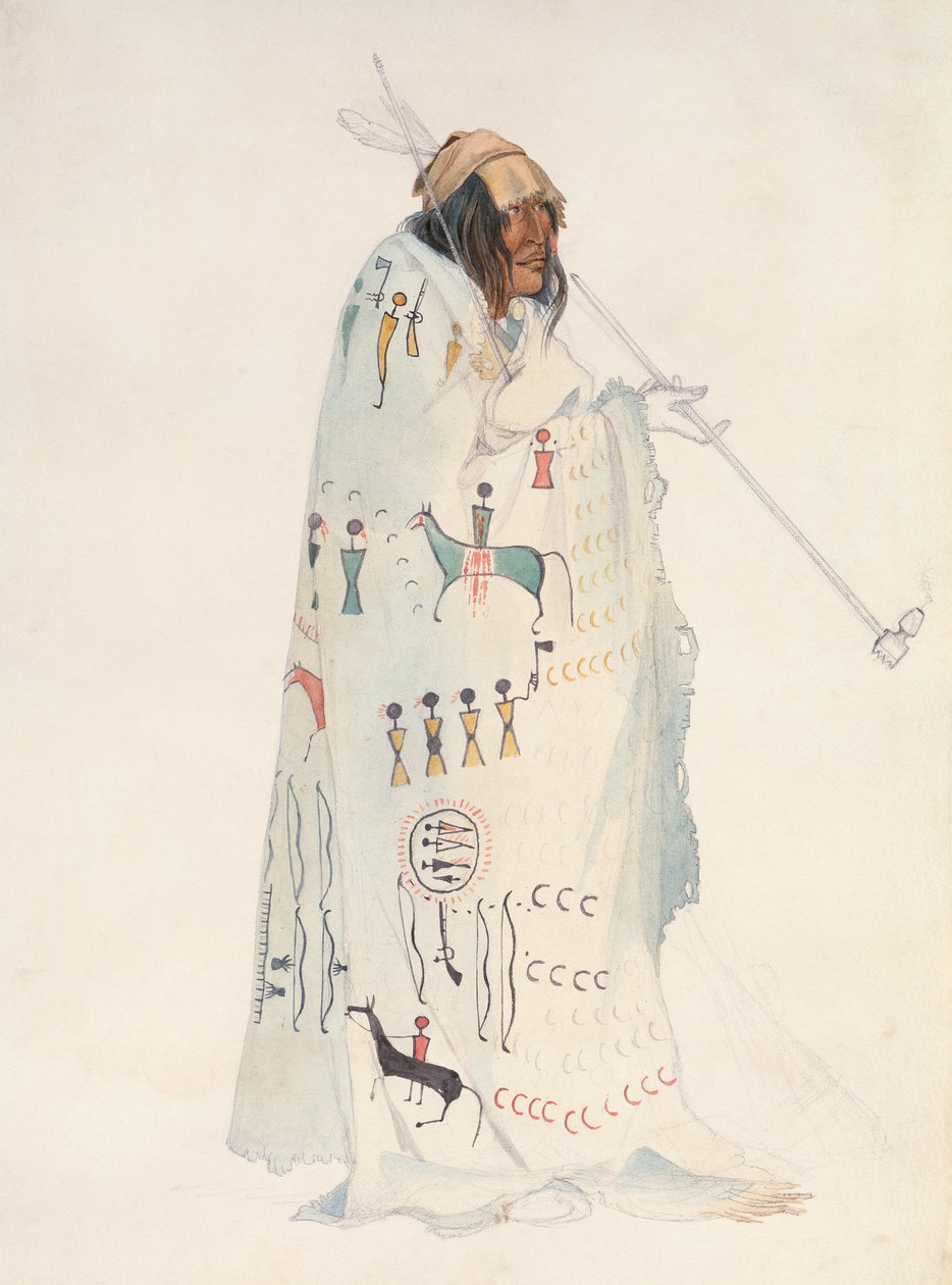 Homme Pied-Noir Piegan - Karl Bodmer