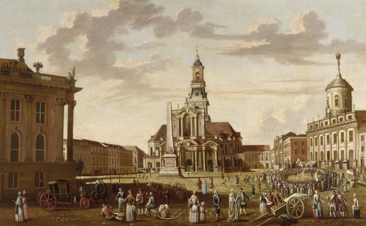 Vieux marché de Potsdam et église St. Nikolai| - Karl Christian Wilhelm Baron