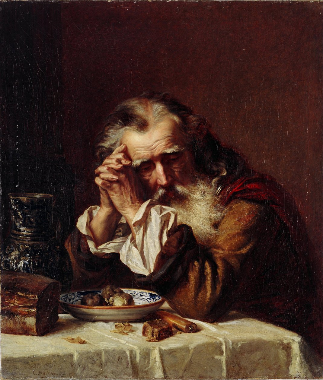 Tête de vieillard - Karl Fedorovic Gun