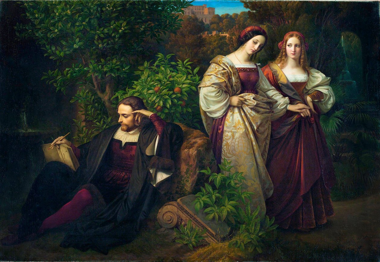 Torquato Tasso et les deux Leonores - Karl Ferdinand Sohn