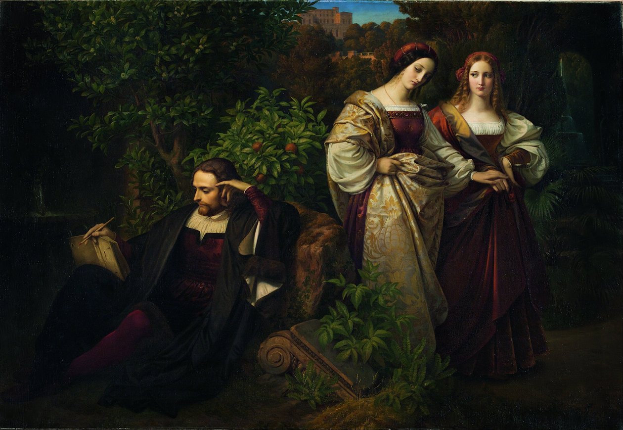 Torquato Tasso et les deux Léonore - Karl Ferdinand Sohn