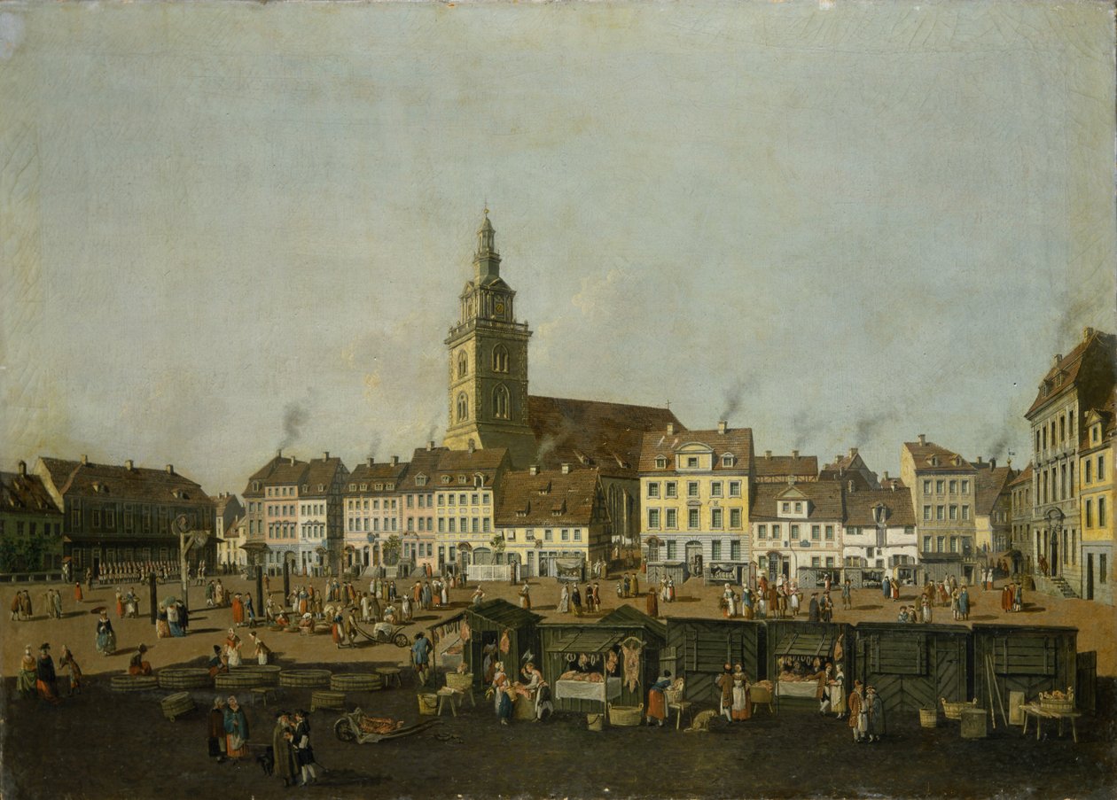 Vue du Neue Markt avec l