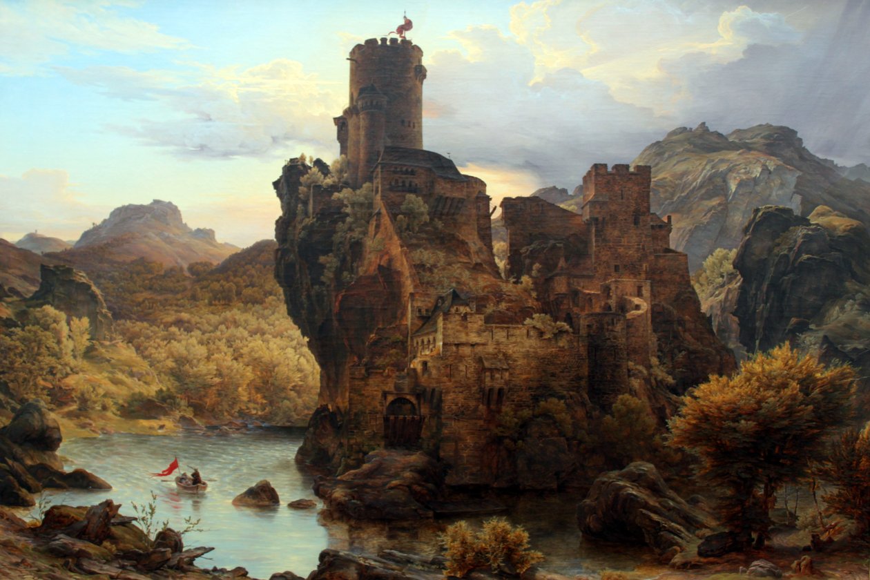 Ritterburg - Felsenschloss - Carl Friedrich Lessing