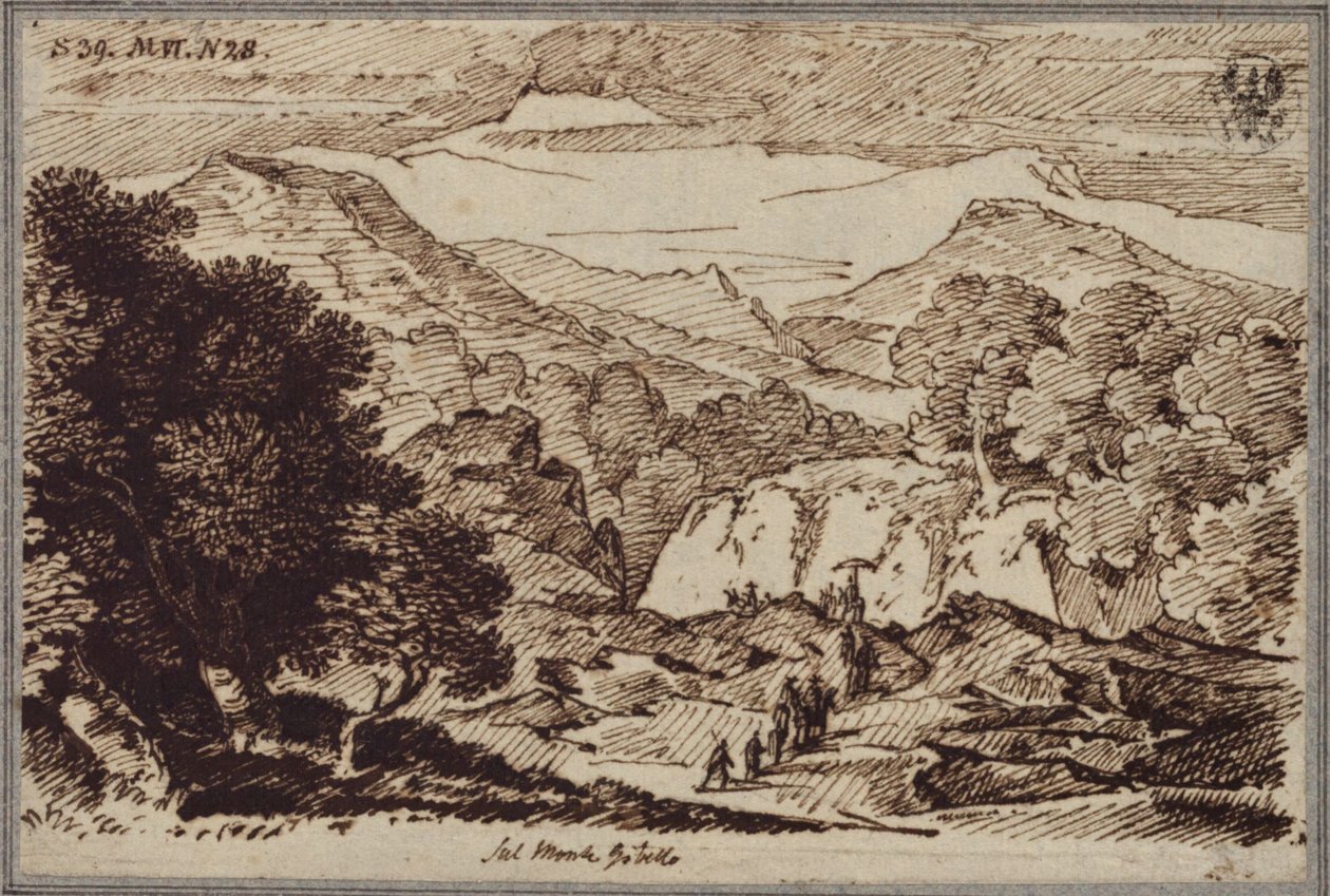 Sur le Monte Gibello près de l